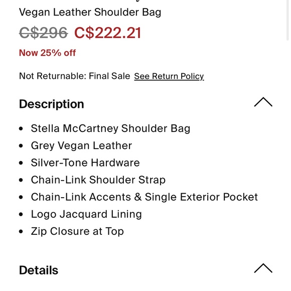 Stella McCartney pouch clutch - Picture 9 of 9